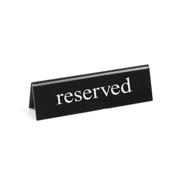 Foglalt Tábla, HENDI, reserved, 130x30x(H)38mm