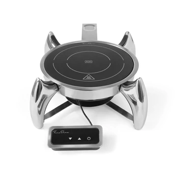 Indukciós főzőlap 800W, Fine Dine, Fekete, 230V/800W, ⌀245x(H)80mm