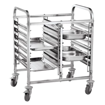 Dupla soros mobilkocsik - 12 x GN 1/1, HENDI, 810x610x(H)960mm