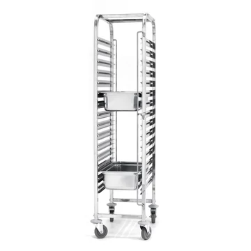 Tálcaszállító kocsi - 15 x GN 1/1, HENDI, 440x610x(H)1710mm