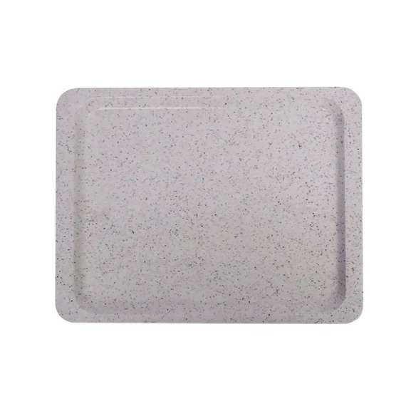 Poliészter tálca önkiszolgáló éttermekbe, AmerBox, GN 1/1, Gránit, 530x325mm