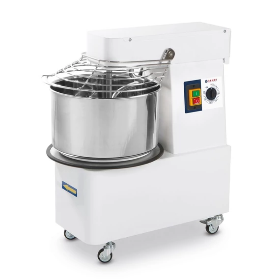 Spirális keverő rögzített fejjel és tállal, HENDI, 35 kg/óra, 10L, 230V/370W, 240x590x(H)575mm