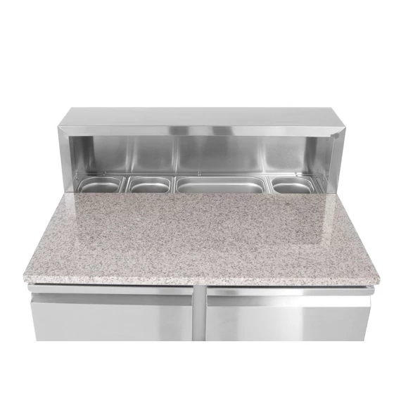 Kétajtós pizza munkaasztal 300L, Arktic, 230V/310W, 900x700x(H)1110mm