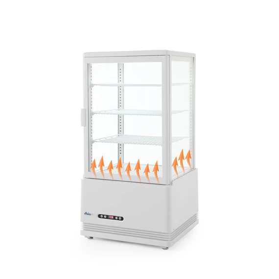 Bemutató vitrin 68L, Arktic, fehér, 230V/170W, 444x397x(H)875mm