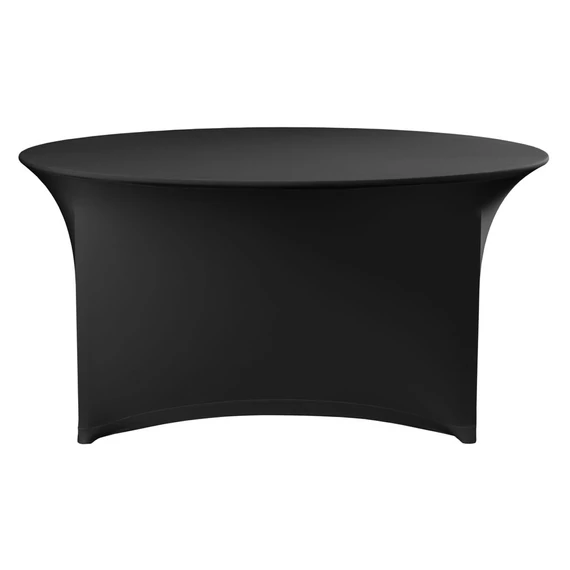 Asztalterítő kerek, HENDI, Symposium, 810941, Fekete, ⌀1800x(H)760mm