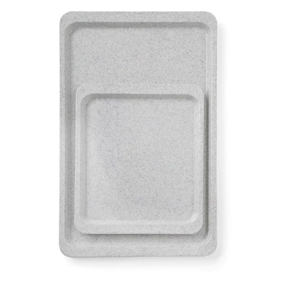 Poliészter tálca önkiszolgáló éttermekbe, AmerBox, GN 1/2, Grafit, 325x265mm