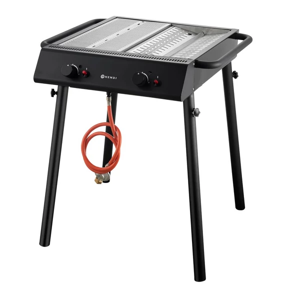 Xantos Black Gázsütő , HENDI, Fekete, 9,5kW, 770x710x(H)870mm