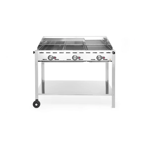 Green Fire grillsütő, 3 égővel, HENDI, Profi Termékcsalád, 17,4kW, 1078x612x(H)825mm
