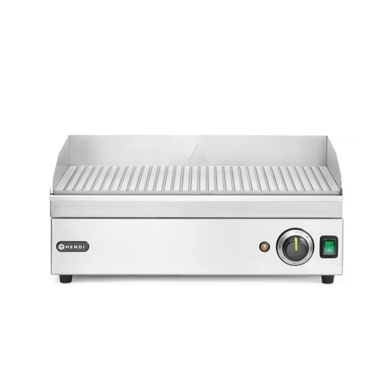 Rácsos bordás, HENDI, Kitchen Termékcsalád, 220-240V/2400W, 527x404x(H)233mm