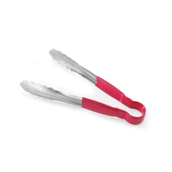 Tálaló csipesz HACCP 250 mm, HENDI, Piros, (L)250mm