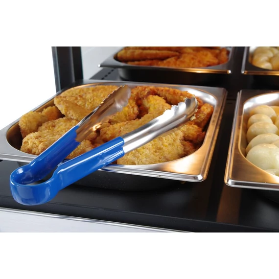 Tálaló csipesz HACCP 250 mm, HENDI, Kék, (L)250mm