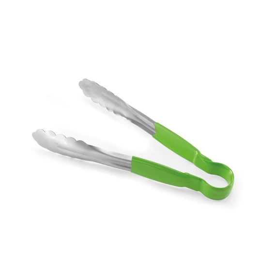 Tálaló csipesz HACCP 250 mm, HENDI, Zöld, (L)250mm