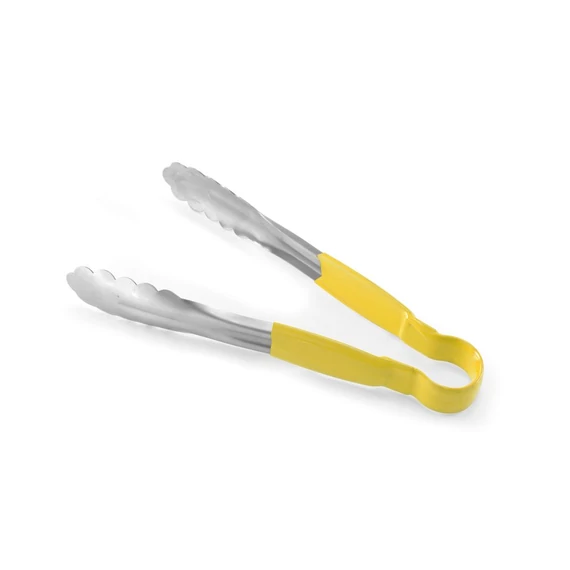 Tálaló csipesz HACCP 250 mm, HENDI, Citromsárga, (L)250mm