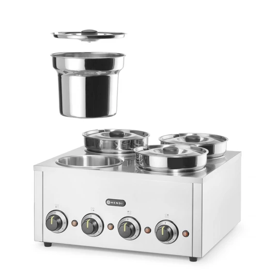 Melegentartó, HENDI, 16L, 220-240V/800W, 506x509x(H)298mm