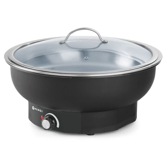 Elektromos Chafing Tesino modell, HENDI, Kitchen Termékcsalád, 6,8L, 230V/500W, ⌀405x(H)240mm