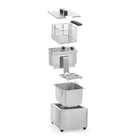 Olajsütő Profi Line - 8 l, HENDI, Profi Line, 8L, 230V/3500W, 305x460x(H)369mm