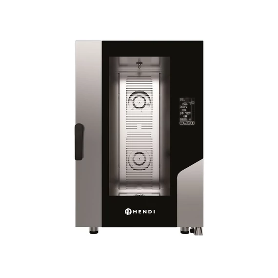 Hőlégbefúvásos gőzsütő Contact 11 x GN 1/1, HENDI, 400V/15400W, 730x849x(H)1130mm