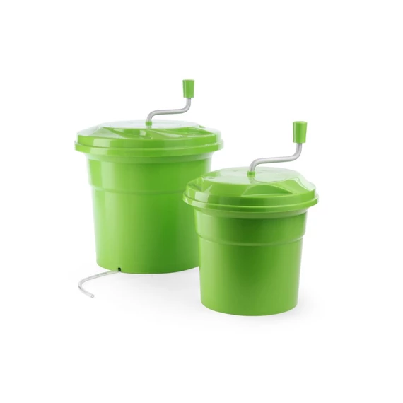 Saláta centrifuga, HENDI, 12L, Zöld, ⌀335x(H)430mm