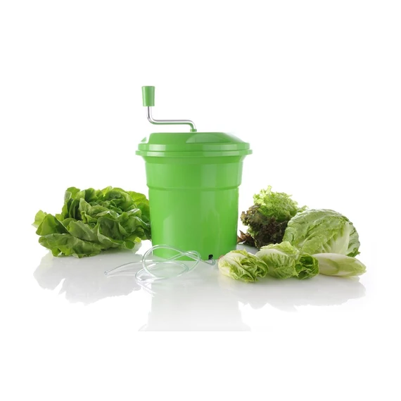 Saláta centrifuga, HENDI, 12L, Zöld, ⌀335x(H)430mm