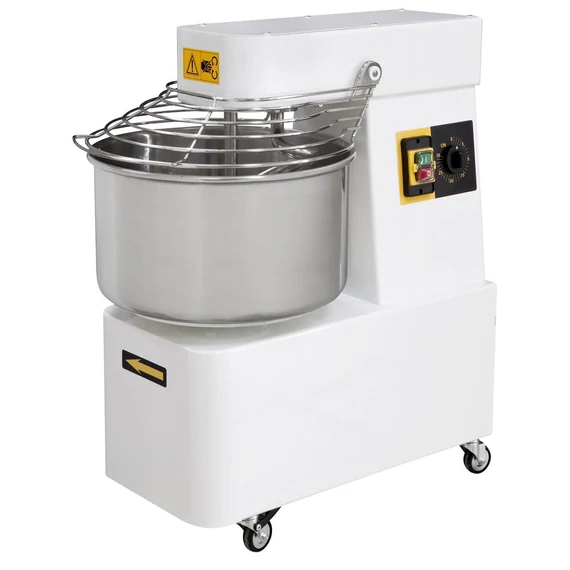 Spirális keverő rögzített csészével, 22 l, HENDI, 56 kg/h, 22L, 400V/1100W, 385x670x(H)725mm