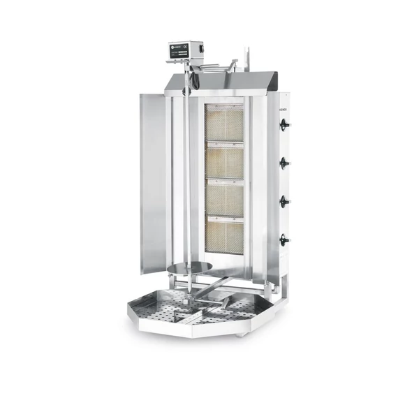 Gáz kebab grillsütő, HENDI, Profi Termékcsalád, 230V/16W, 13kW, 735x745x(H)1110mm
