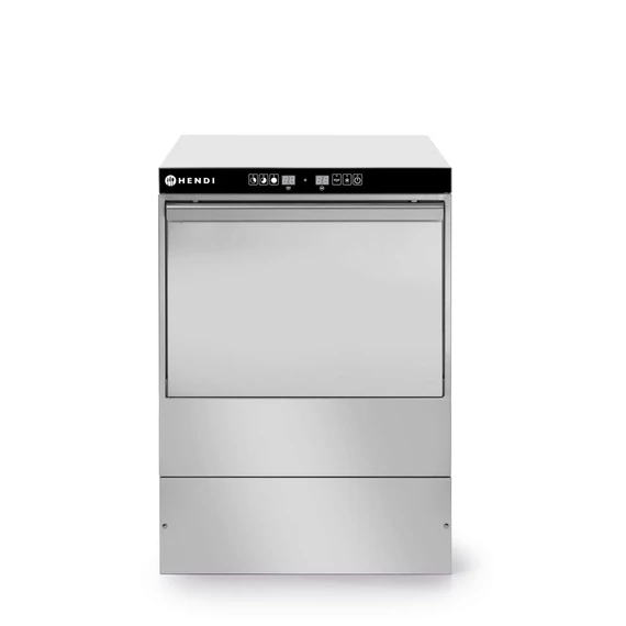 Pohár mosogatógép 40x40 - elektronikus vezérlés, HENDI, 230V/2800W, 470x510x(H)710mm