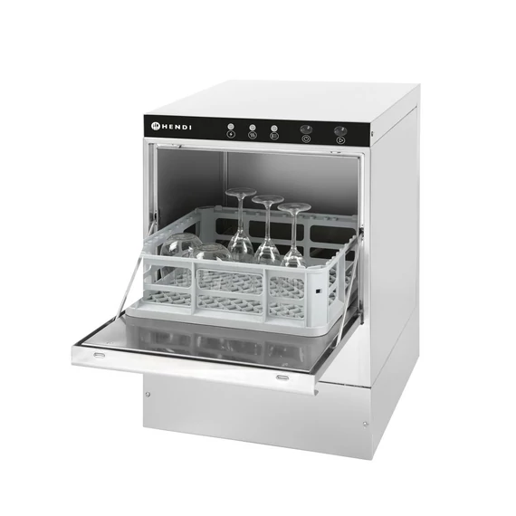 Pohár mosogatógép 40x40 - elektromechanikus vezérlés, HENDI, 230V/2800W, 470x510x(H)710mm