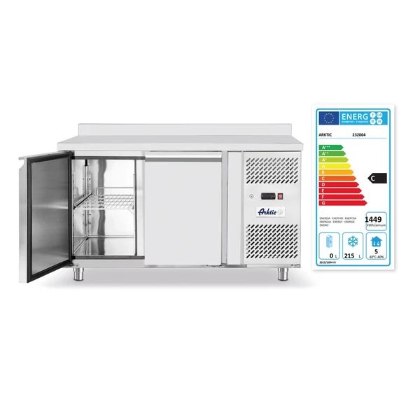 Kétajtós mélyhűtött munkaasztal Profi Termékcsalád 280L, Arktic, Profi Termékcsalád, GN 1/1, 280L, 230V/600W, 1360x700x(H)910mm