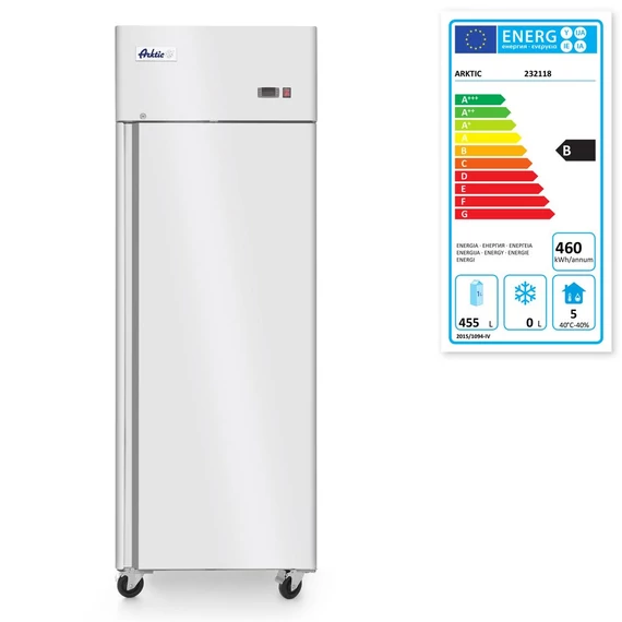 Hűtőszekrény egyajtós Profi Termékcsalád 670L, Arktic, Profi Termékcsalád, GN 2/1, 230V/220W, 730x800x(H)2096mm