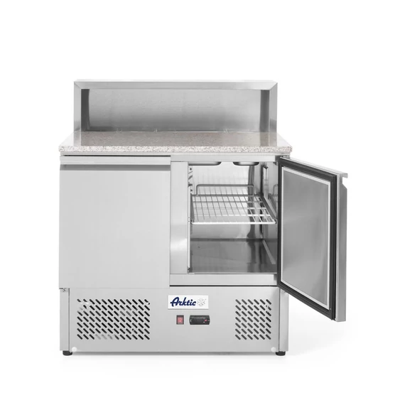 Kétajtós pizza munkaasztal 300L, Arktic, 230V/310W, 900x700x(H)1110mm