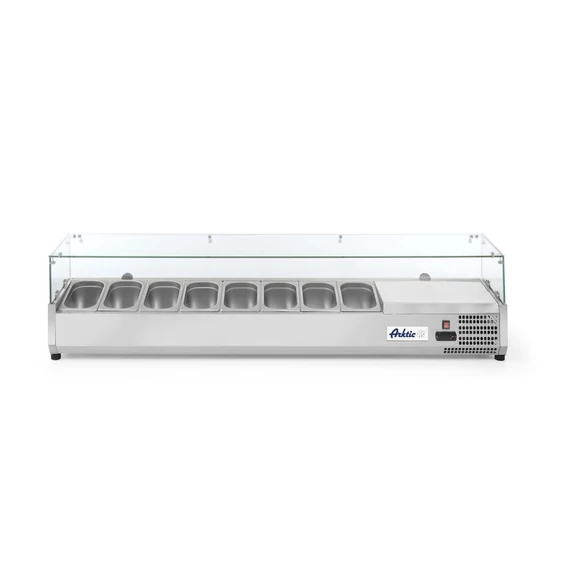 Pultra helyezhető feltéthűtő GN 1/4, Arktic, 8x GN 1/4, 230V/180W, 1805x335x(H)460mm