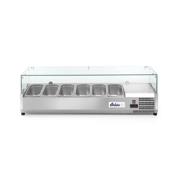 Pultra helyezhető feltéthűtő GN 1/3, Arktic, 6x GN 1/3, 230V/180W, 1405x420x(H)456mm