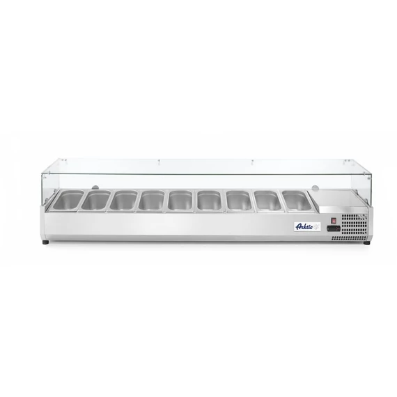 Pultra helyezhető feltéthűtő GN 1/3, Arktic, 9x GN 1/3, 230V/180W, 2005x420x(H)456mm