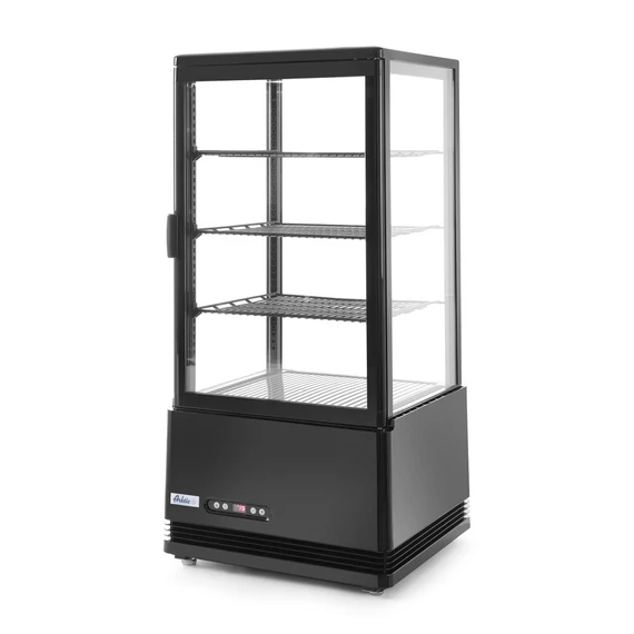 Bemutató vitrin 78L, Arktic, fekete, 230V/170W, 444x397x(H)940mm