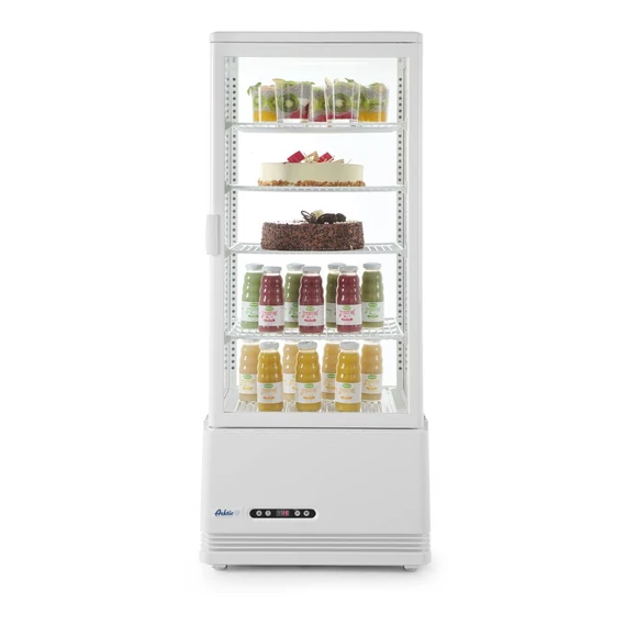 Bemutató vitrin 98L, Arktic, fehér, 230V/210W, 444x397x(H)1100mm
