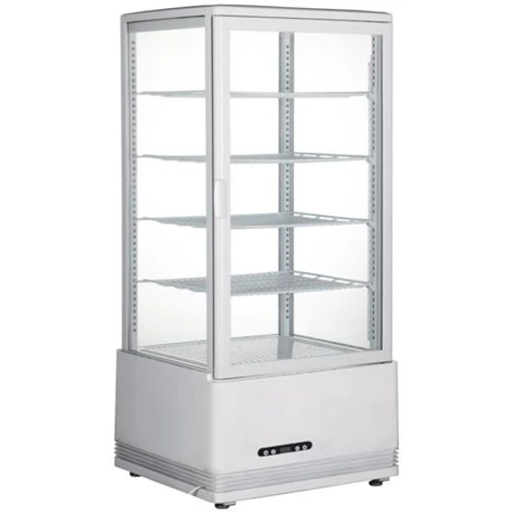 Bemutató vitrin 98L, Arktic, fehér, 230V/210W, 444x397x(H)1100mm