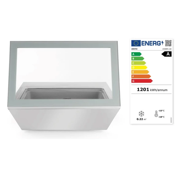 Fagylalthűtő, Arktic, 220-240V/210W, 867x735x(H)373mm
