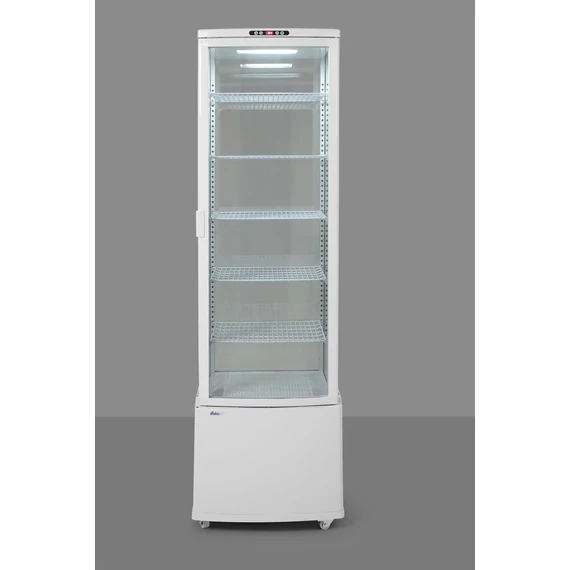 Bemutató vitrin 270L, Arktic, fehér, Fehér, 230V/290W, 550x520x(H)1870mm
