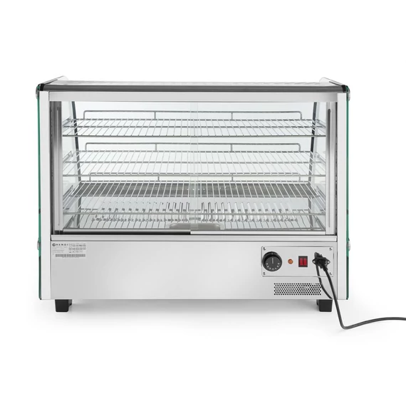 Asztali melegentartó vitrin, HENDI, 160 liter, 230V/1500W, 885x570x(H)680mm