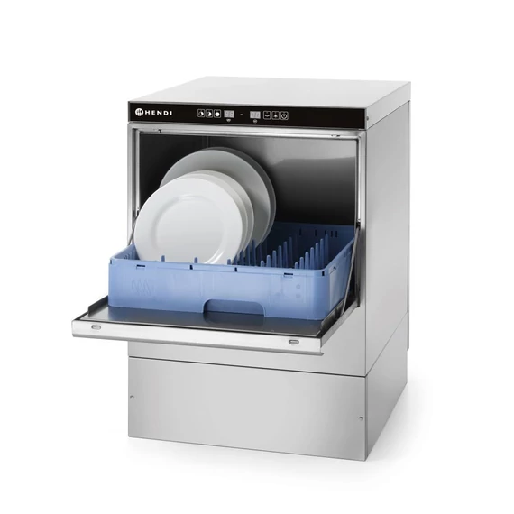 Pohár mosogatógép 50x50 - elektronikus vezérlés, HENDI, 230V/3600W, 570x600x(H)830mm