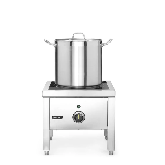 Nagy teljesítményű indukciós fazék, HENDI, 400V/5000W, 422x400x(H)366mm