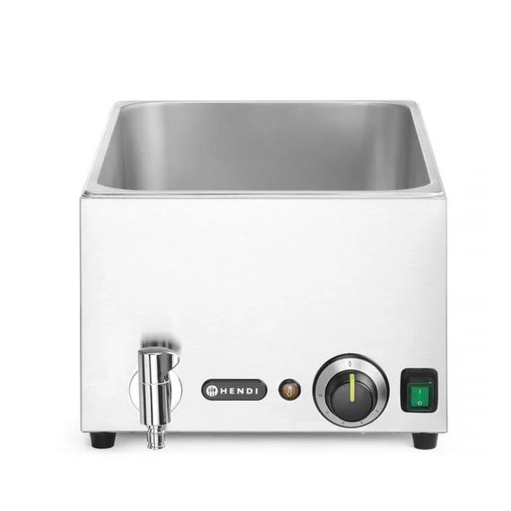 Melegentartó edény leeresztő csappal HENDI Ranger , HENDI, GN 1/1, 230V/1000W, 576x334x(H)241mm