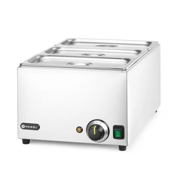 HENDI Ranger melegentartó edény szett + 3x GN 1/3 fedéllel, HENDI, GN 1/1, 230V/1000W, 590x332x(H)242mm
