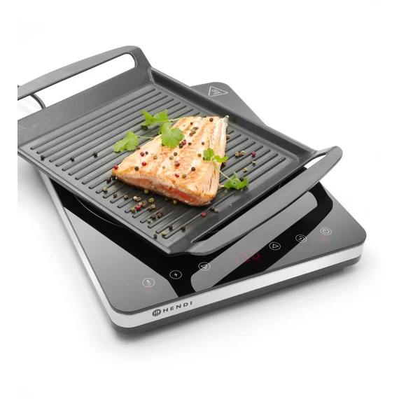 Indukciós főzőlap 2000 modell, HENDI, Kitchen Termékcsalád, 230V/2000W, 295x400x(H)42mm