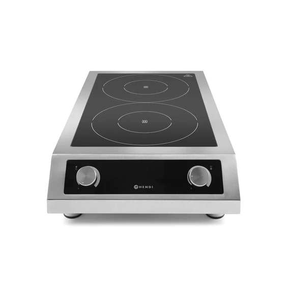 Indukciós tűzhely 7000 modell, HENDI, Profi Termékcsalád, 400V/7000W, 405x700x(H)145mm