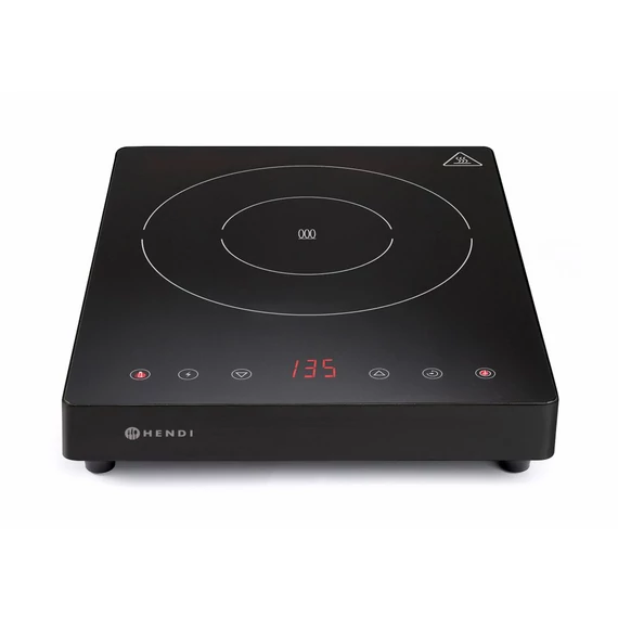 Indukciós főzőlap 2000W Kitchen Line, HENDI, Kitchen Termékcsalád, 230V/2000W, 297x411x(H)57mm