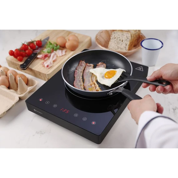 Indukciós főzőlap 2000W Kitchen Line, HENDI, Kitchen Termékcsalád, 230V/2000W, 297x411x(H)57mm