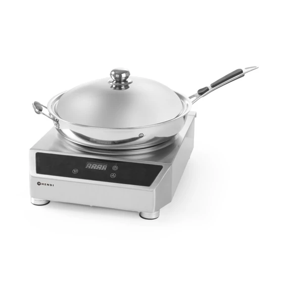 Indukciós főzőlap 3500 wok modell, HENDI, Profi Termékcsalád, Indukciós egység, 230V/3500W, 340x450x(H)130mm