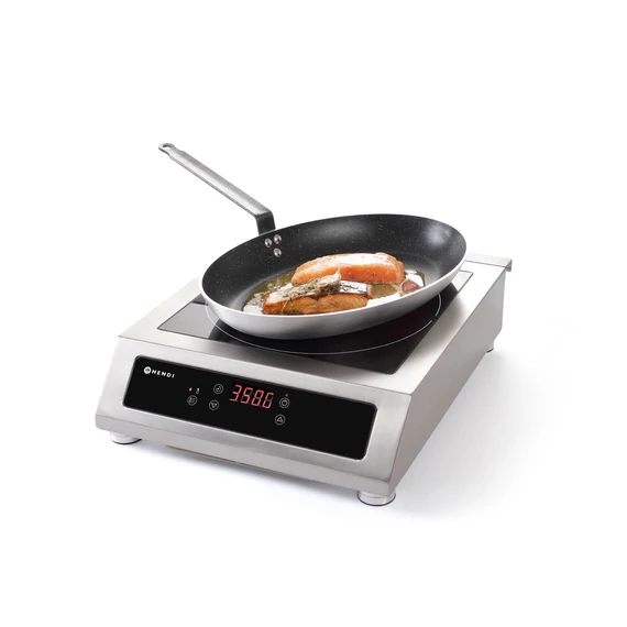 Indukciós főzőlap 3500 D XL modell, HENDI, Profi Termékcsalád, 230V/3500W, 390x560x(H)120mm