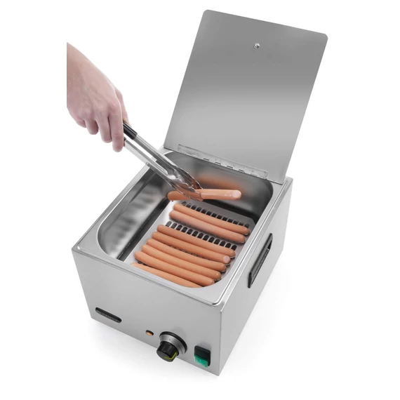 Virsli melegentartó 10 literes, HENDI, Kitchen Termékcsalád, 10L, 230V/1000W, 405x290x(H)254mm